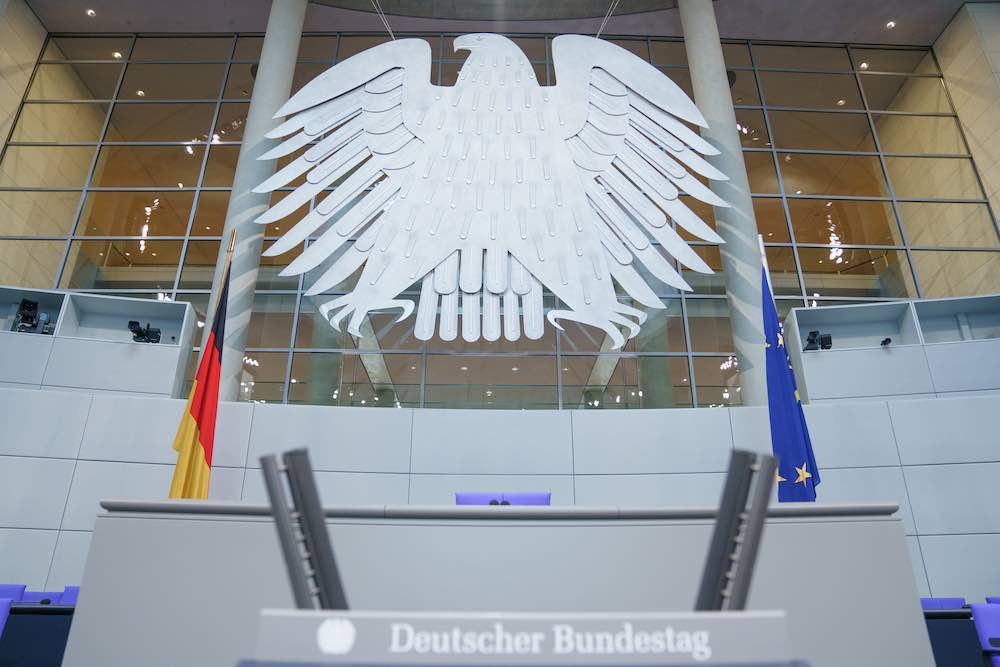 Plenum im Bundestag